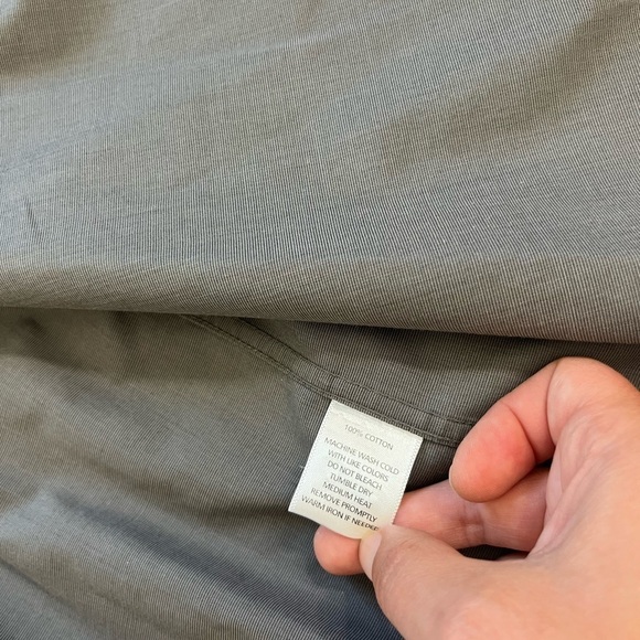 Untuckit Gray Long Sleeve Button Up Tall Slim Dress Shirt - Picture 7 of 7